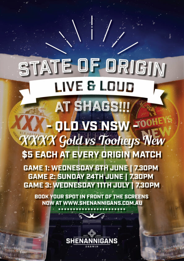 State of Origin at Shags