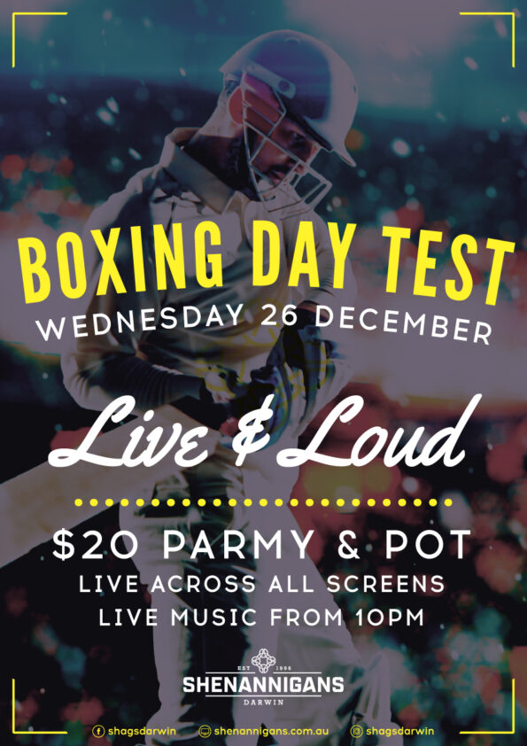 Boxing Day Test at Shags